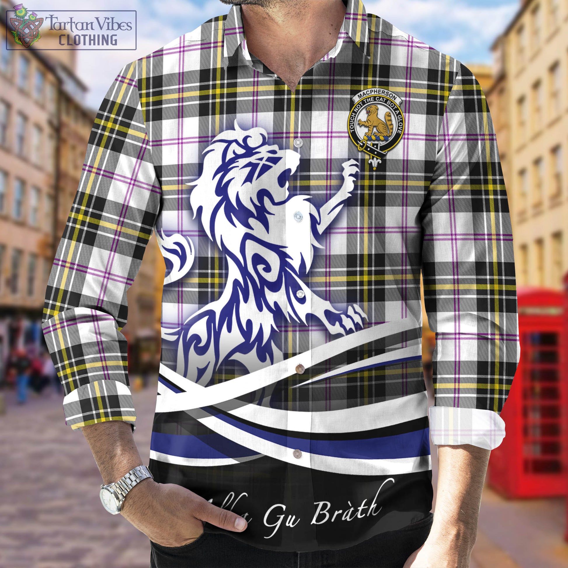 macpherson-dress-modern-tartan-long-sleeve-button-up-shirt-with-alba-gu-brath-regal-lion-emblem