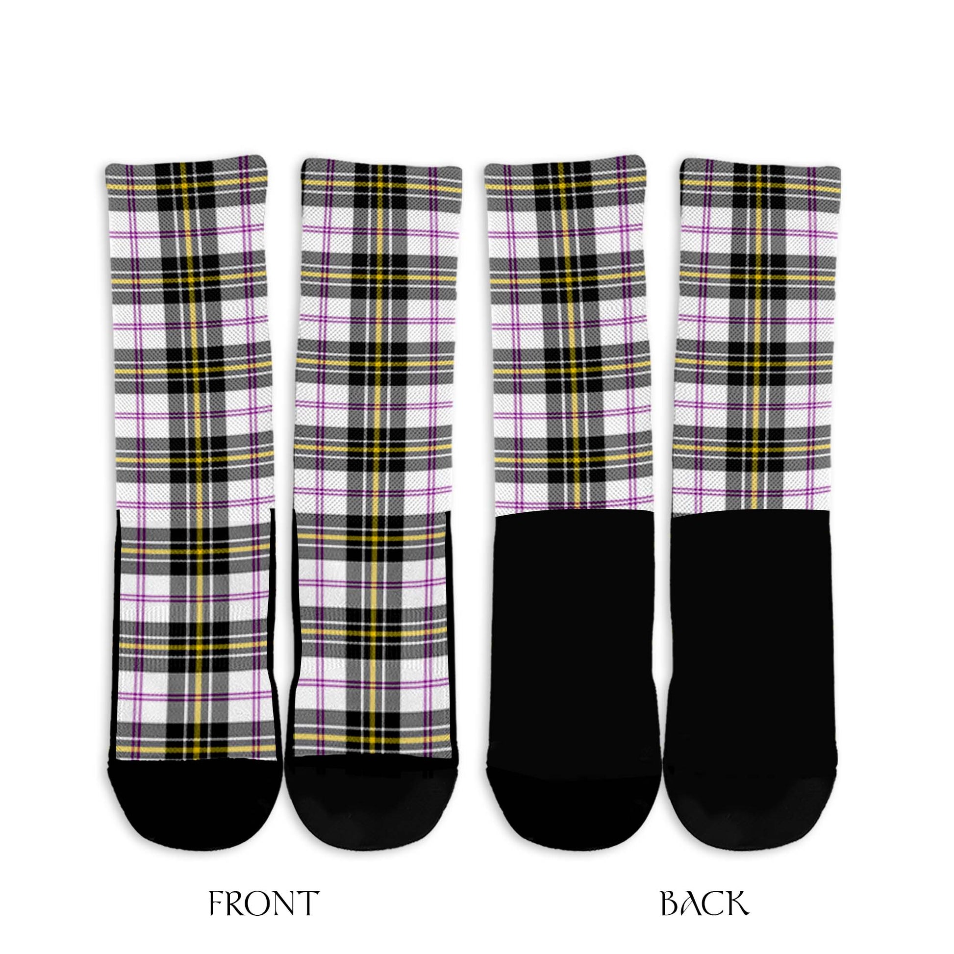 MacPherson Dress Modern Tartan Crew Socks - Tartanvibesclothing