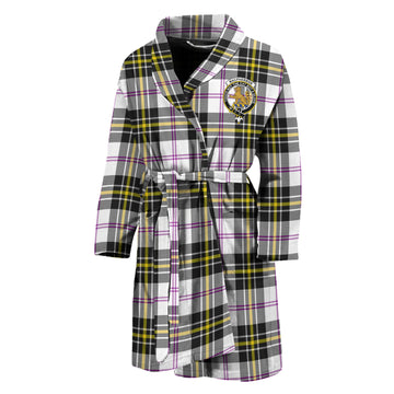 MacPherson Dress Modern Tartan Bathrobe with Family Crest