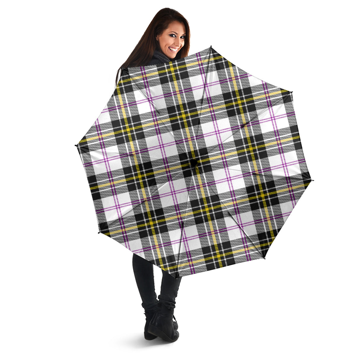 MacPherson Dress Modern Tartan Umbrella - Tartanvibesclothing