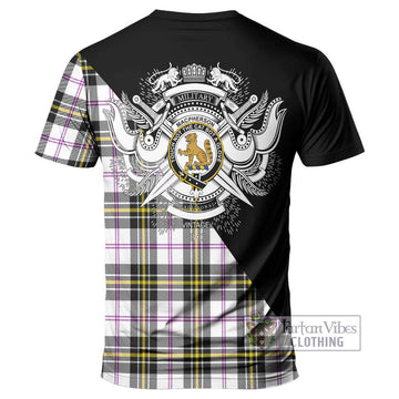 MacPherson Dress Modern Tartan T-Shirt with Family Crest and Military Logo Style