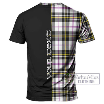 MacPherson Dress Modern Tartan T-Shirt with Family Crest and Half Of Me Style