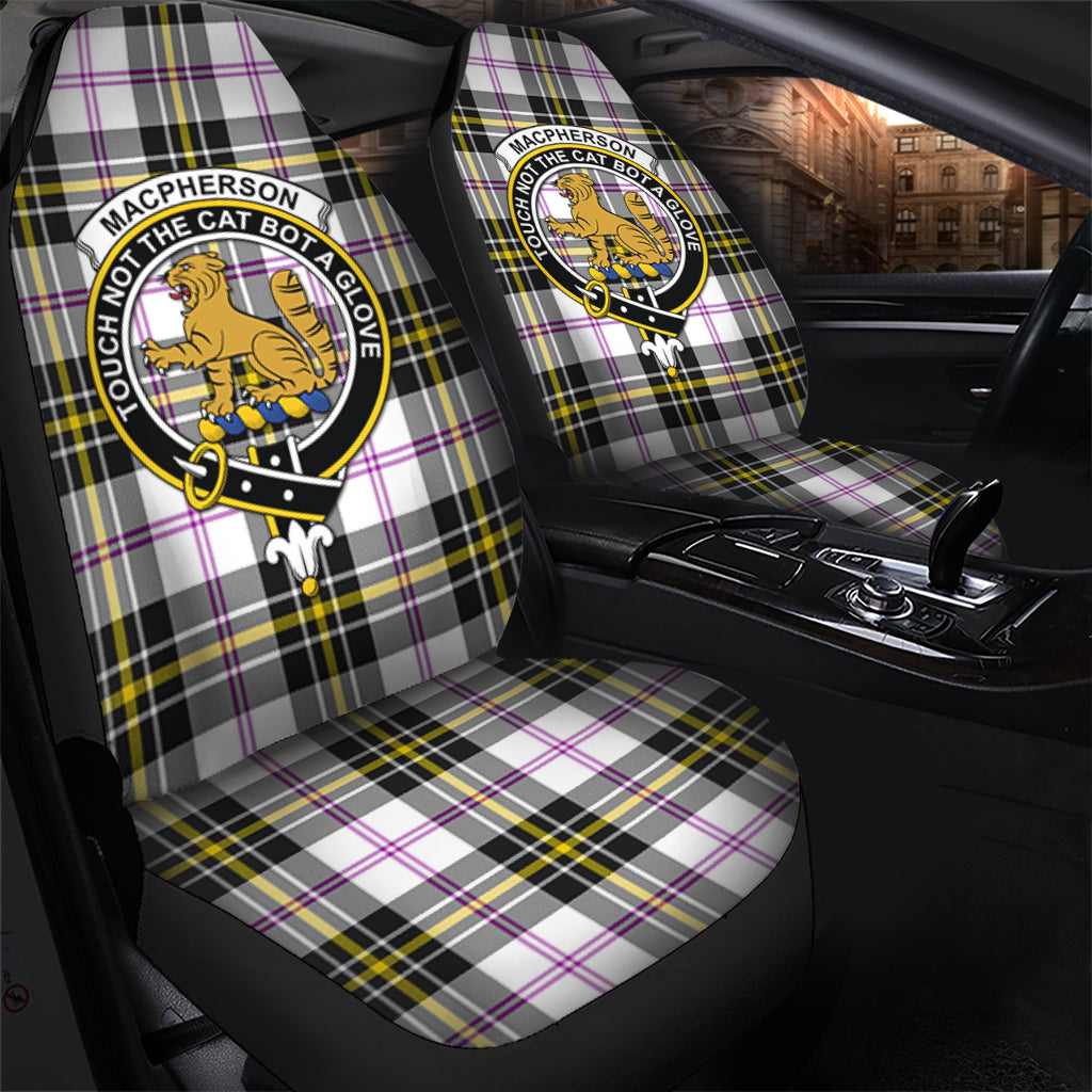 MacPherson Dress Modern Tartan Car Seat Cover with Family Crest - Tartanvibesclothing