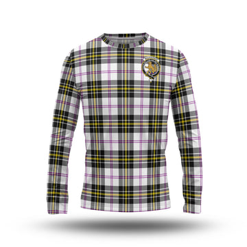 MacPherson Dress Modern Tartan Long Sleeve T-Shirt with Family Crest