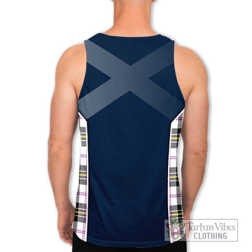 MacPherson Dress Modern Tartan Men's Tank Top with Family Crest and Lion Rampant Vibes Sport Style