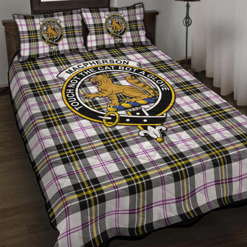 MacPherson Dress Modern Tartan Quilt Bed Set with Family Crest