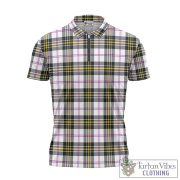 MacPherson Dress Modern Tartan Zipper Polo Shirt