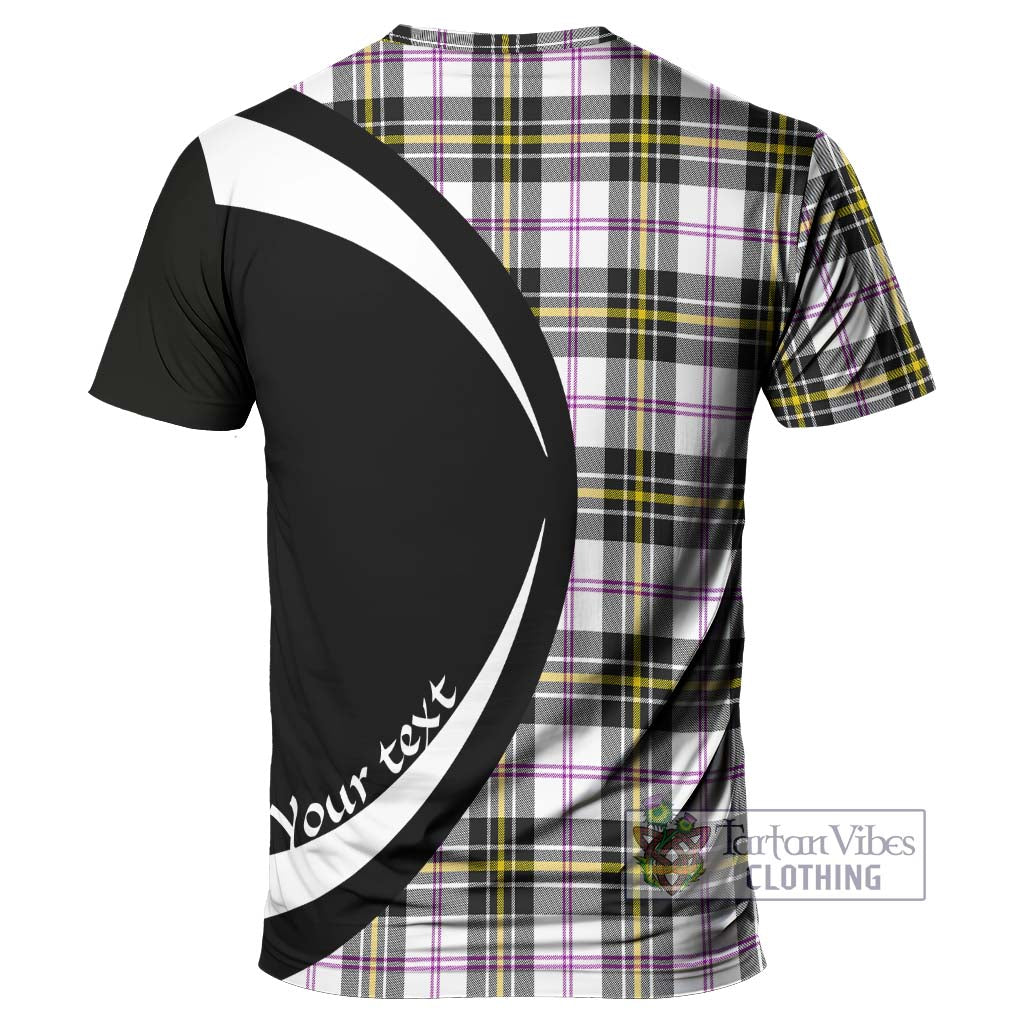 Tartan Vibes Clothing MacPherson Dress Modern Tartan T-Shirt with Family Crest Circle Style