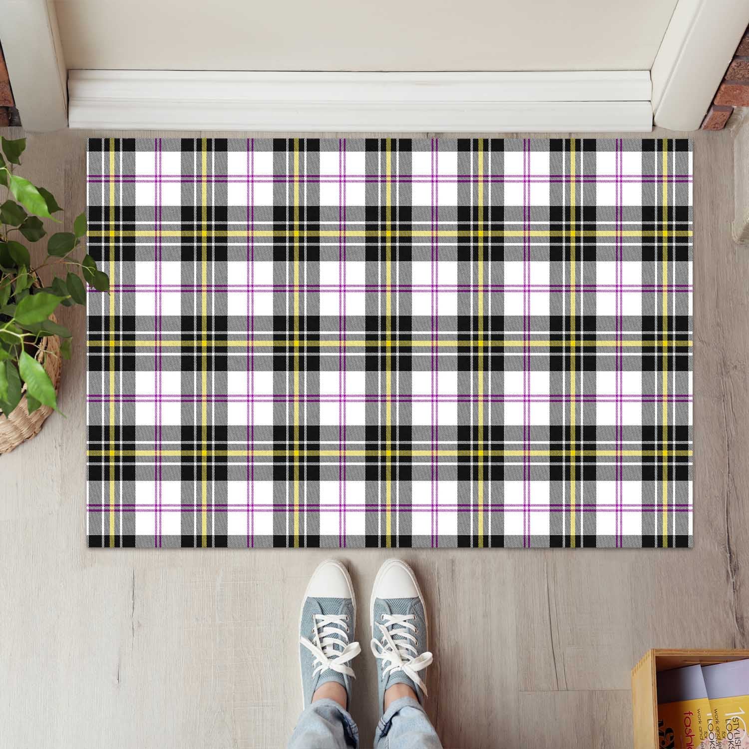 MacPherson Dress Modern Tartan Door Mat - Tartanvibesclothing