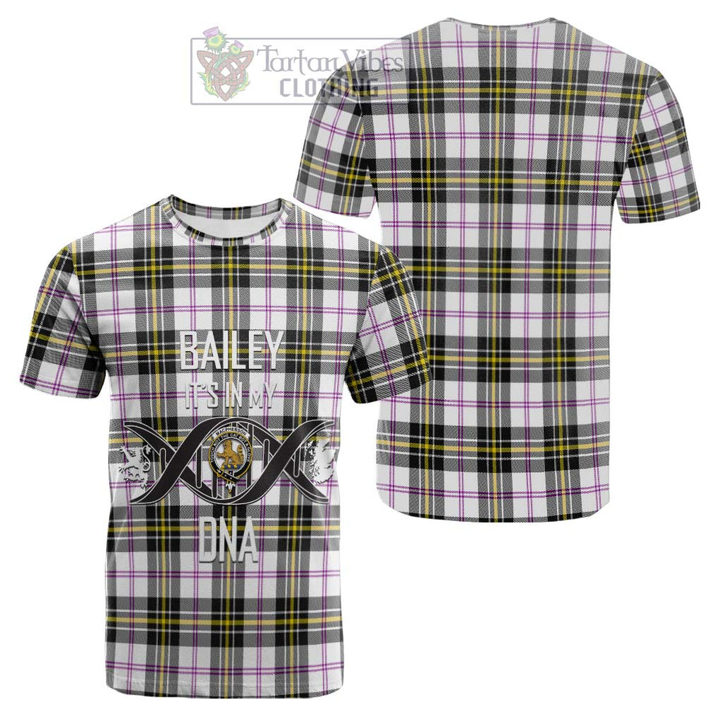 Tartan Vibes Clothing MacPherson Dress Modern Tartan Cotton T-shirt with Family Crest DNA In Me Style