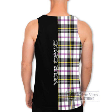 MacPherson Dress Modern Tartan Men's Tank Top with Family Crest and Half Of Me Style