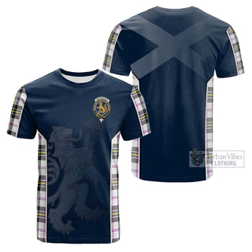 MacPherson Dress Modern Tartan Cotton T-shirt with Family Crest and Lion Rampant Vibes Sport Style