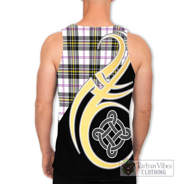 MacPherson Dress Modern Tartan Men's Tank Top with Family Crest and Celtic Symbol Style