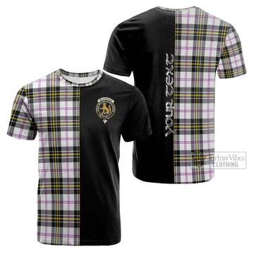 MacPherson Dress Modern Tartan Cotton T-shirt with Family Crest and Half Of Me Style