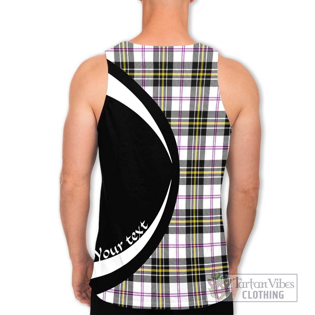 MacPherson Dress Modern Tartan Men's Tank Top with Family Crest Circle Style - Tartan Vibes Clothing