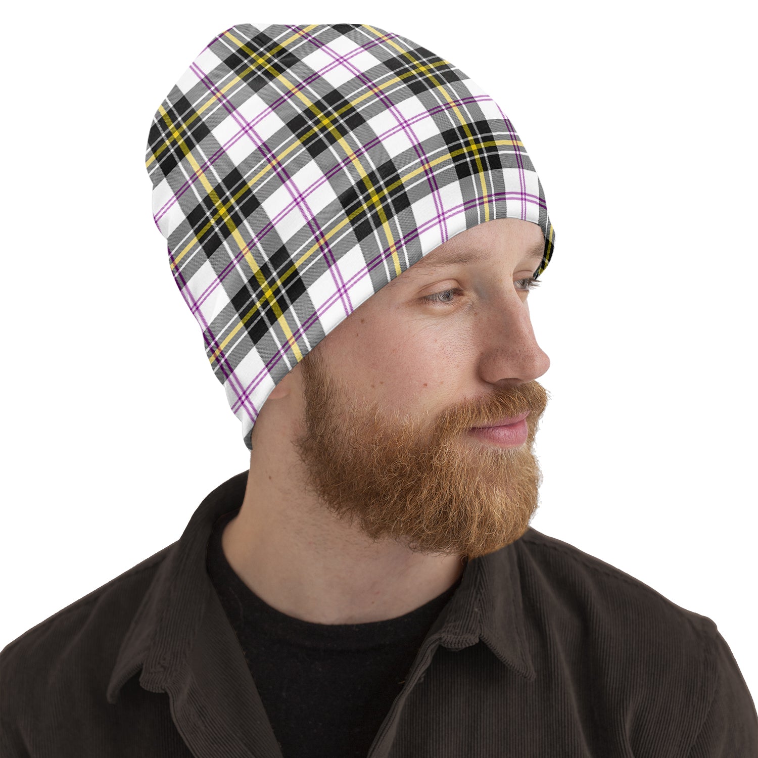 MacPherson Dress Modern Tartan Beanies Hat - Tartan Vibes Clothing