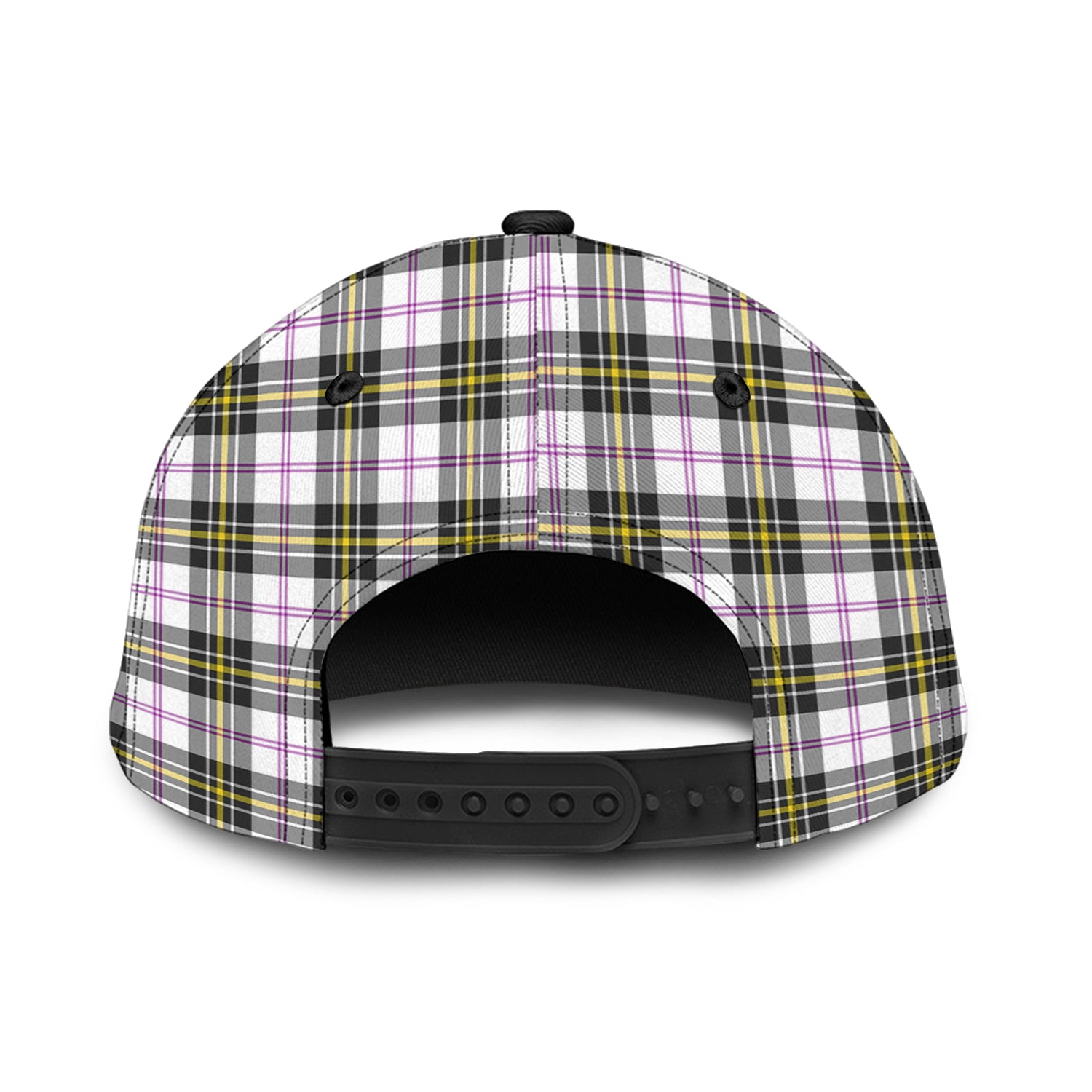 MacPherson Dress Modern Tartan Classic Cap with Family Crest - Tartan Vibes Clothing