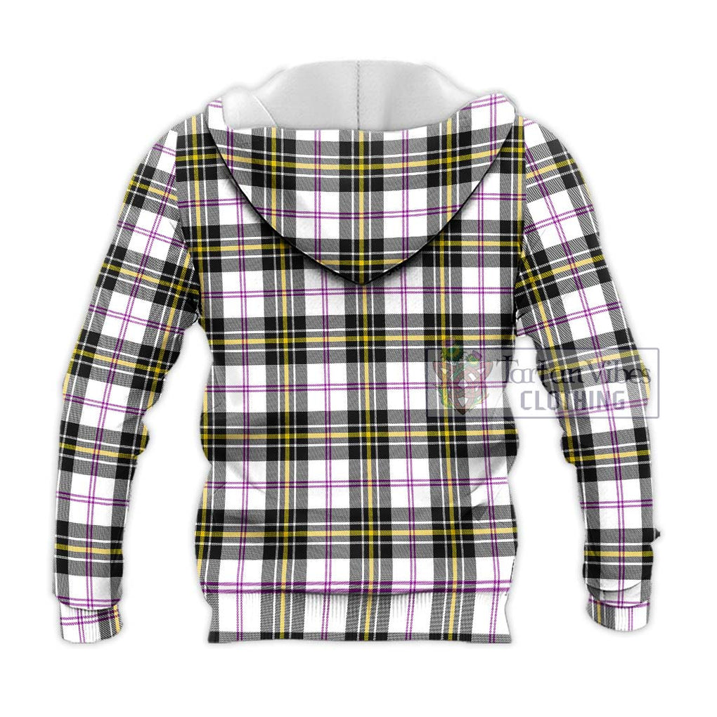 MacPherson Dress Modern Tartan Knitted Hoodie with Family Crest DNA In Me Style - Tartanvibesclothing Shop