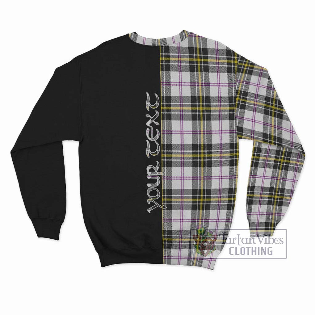 MacPherson Dress Modern Tartan Sweatshirt with Family Crest and Half Of Me Style - Tartanvibesclothing Shop