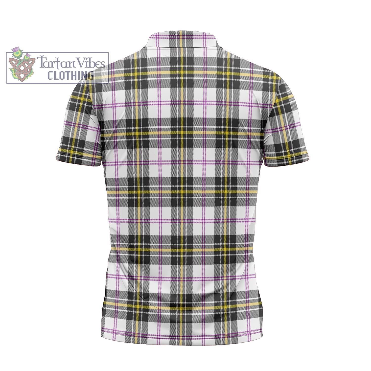 Tartan Vibes Clothing MacPherson Dress Modern Tartan Zipper Polo Shirt with Family Crest