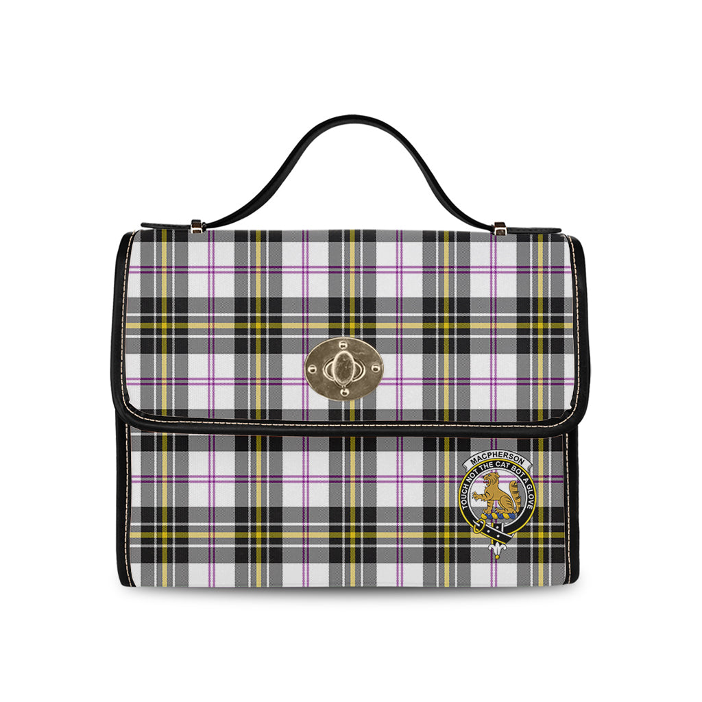 macpherson-dress-modern-tartan-leather-strap-waterproof-canvas-bag-with-family-crest