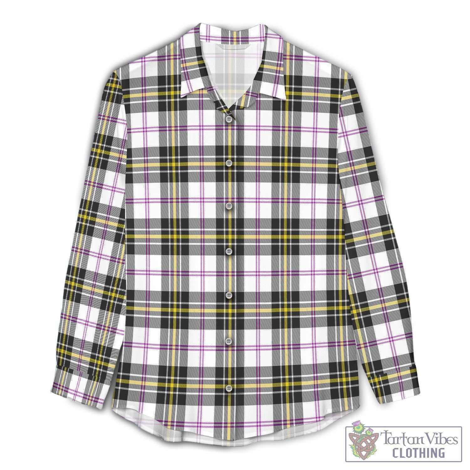 MacPherson Dress Modern Tartan Womens Casual Shirt