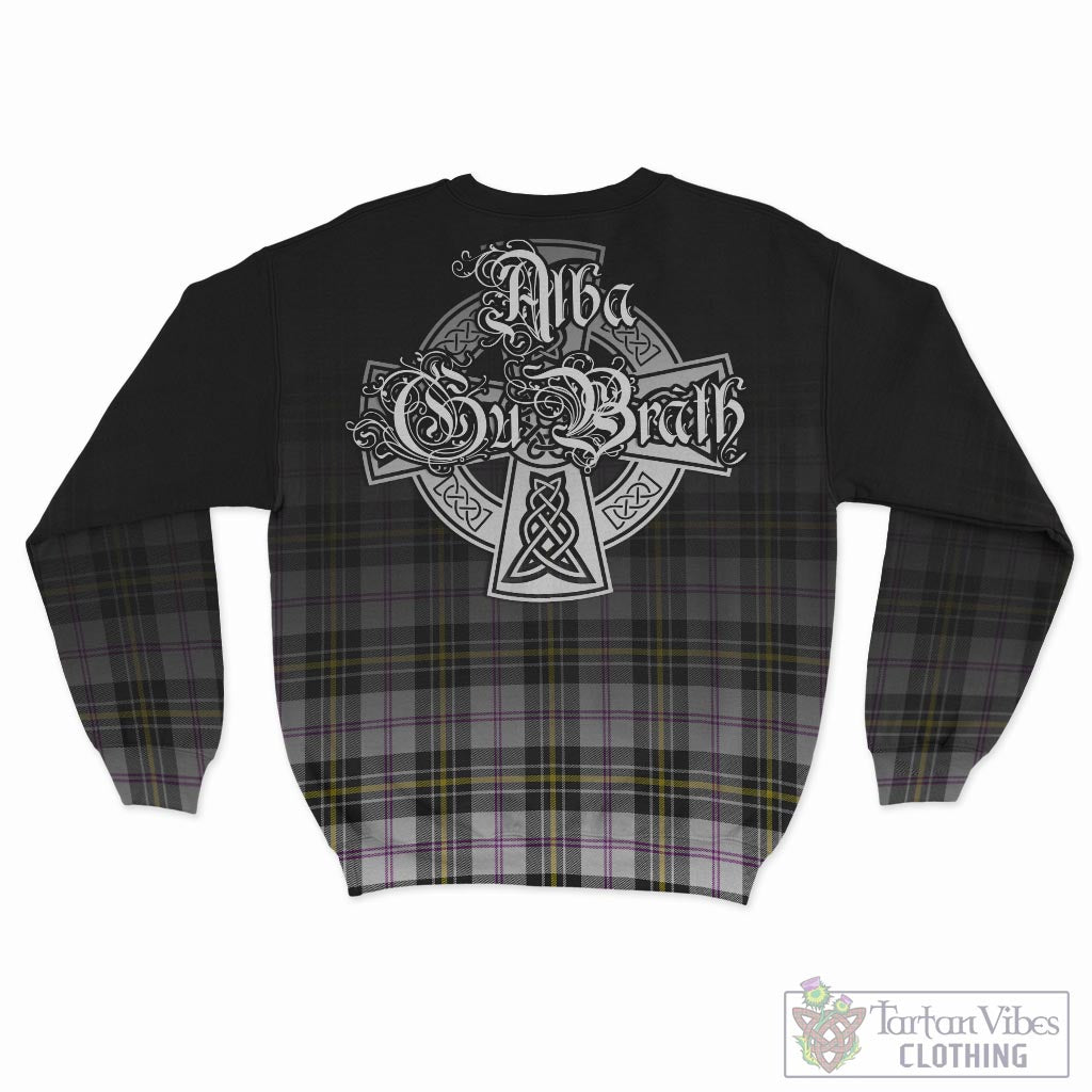 Tartan Vibes Clothing MacPherson Dress Modern Tartan Sweatshirt Featuring Alba Gu Brath Family Crest Celtic Inspired