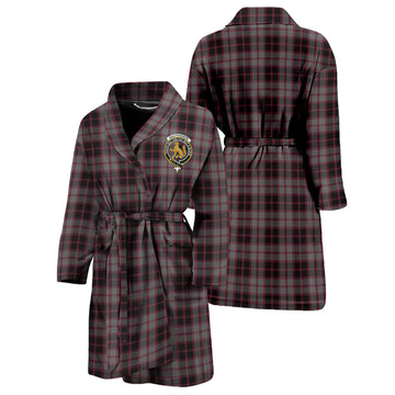 MacPherson Hunting Tartan Bathrobe with Family Crest