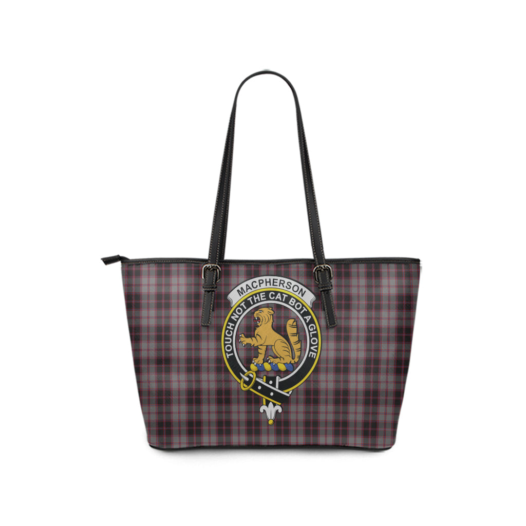 macpherson-hunting-tartan-leather-tote-bag-with-family-crest