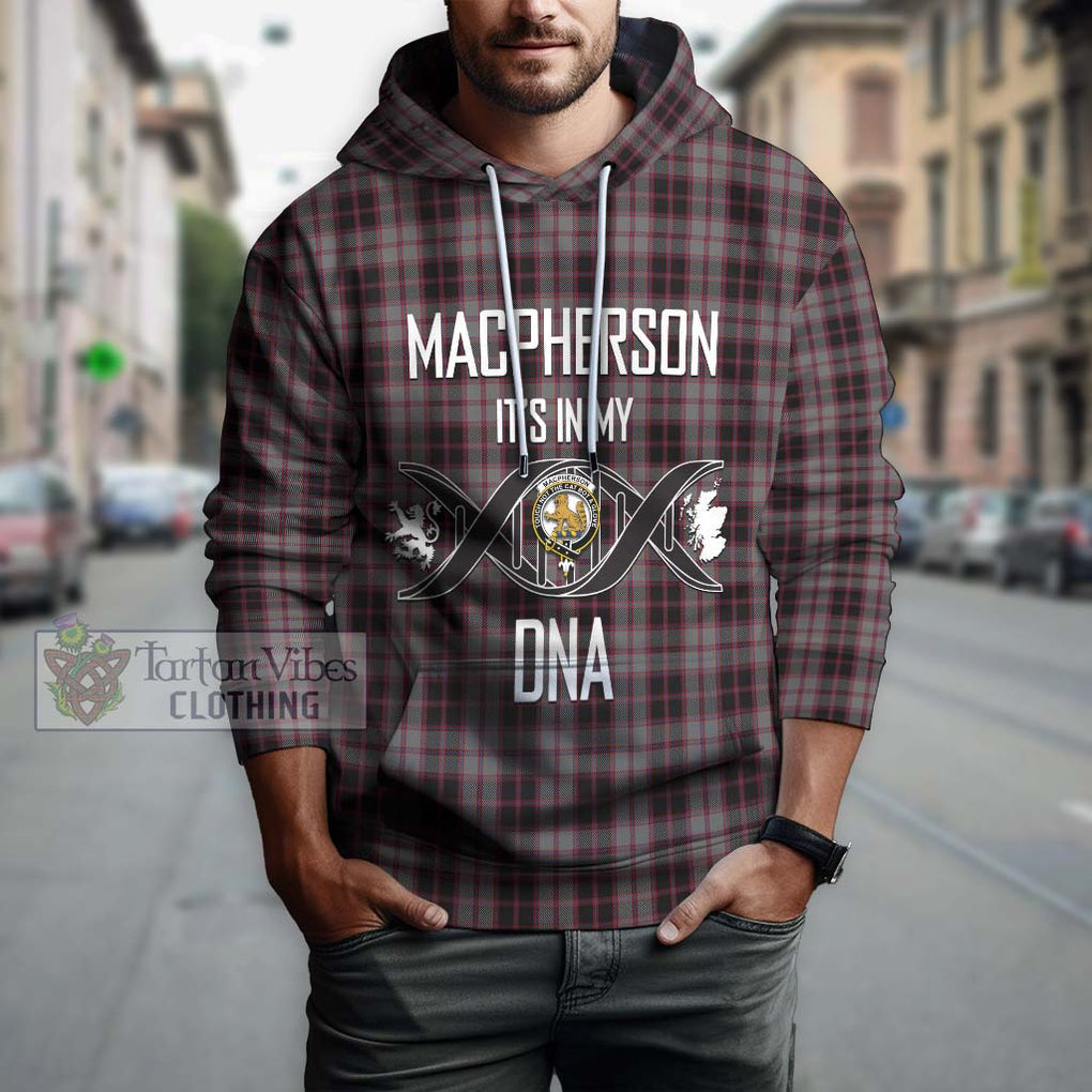 MacPherson Hunting Tartan Hoodie with Family Crest DNA In Me Style Pullover Hoodie - Tartanvibesclothing Shop