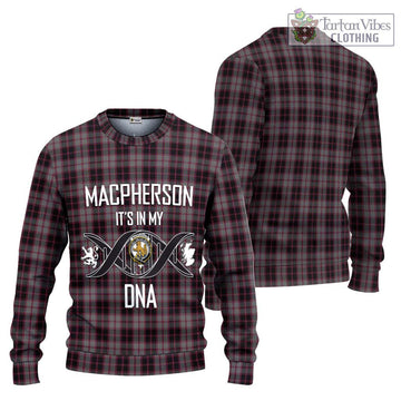 MacPherson Hunting Tartan Ugly Sweater with Family Crest DNA In Me Style