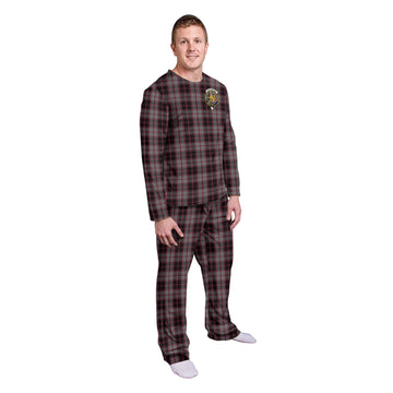 MacPherson Hunting Tartan Pajamas Family Set with Family Crest