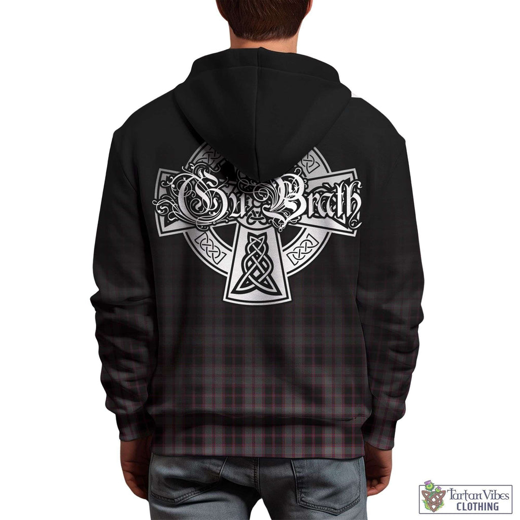 Tartan Vibes Clothing MacPherson Hunting Tartan Hoodie Featuring Alba Gu Brath Family Crest Celtic Inspired