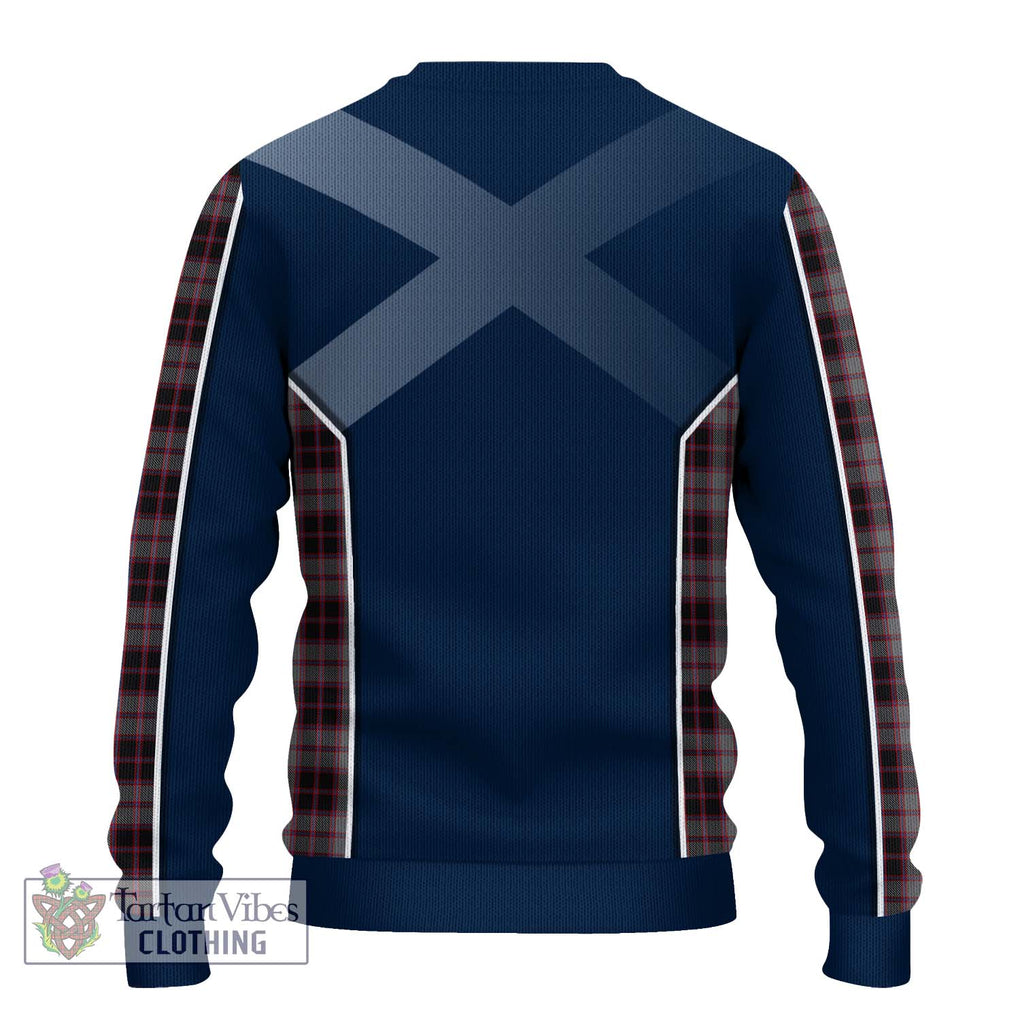 MacPherson Hunting Tartan Knitted Sweater with Family Crest and Lion Rampant Vibes Sport Style - Tartan Vibes Clothing