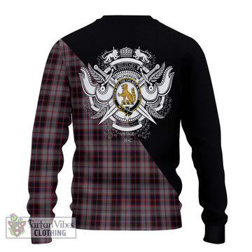 MacPherson Hunting Tartan Ugly Sweater with Family Crest and Military Logo Style