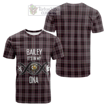 MacPherson Hunting Tartan Cotton T-shirt with Family Crest DNA In Me Style