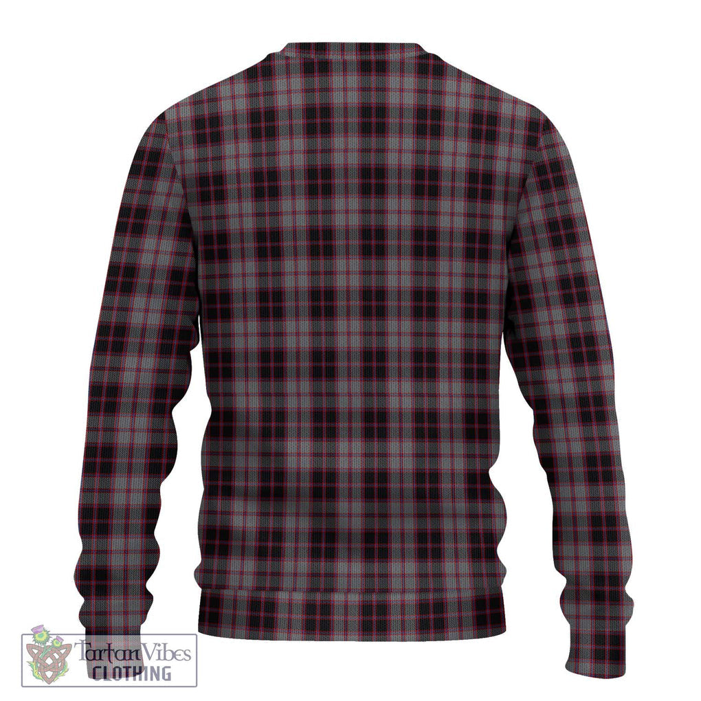 MacPherson Hunting Tartan Knitted Sweater with Family Crest DNA In Me Style - Tartanvibesclothing Shop