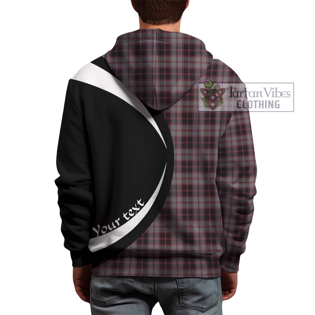 MacPherson Hunting Tartan Hoodie with Family Crest Circle Style - Tartan Vibes Clothing