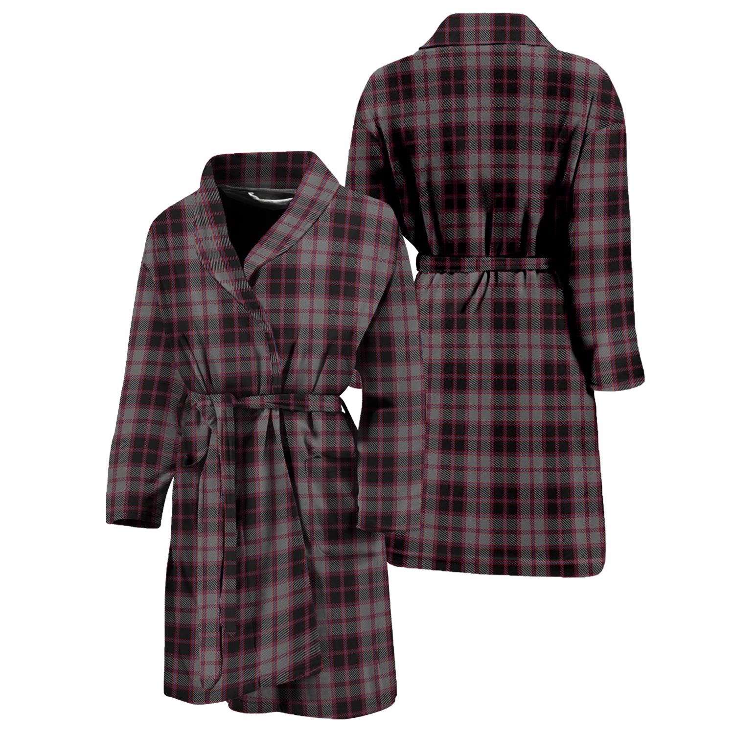 MacPherson Hunting Tartan Bathrobe Unisex M - Tartan Vibes Clothing