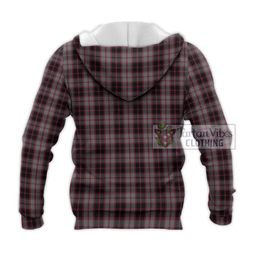 MacPherson Hunting Tartan Knitted Hoodie with Family Crest DNA In Me Style