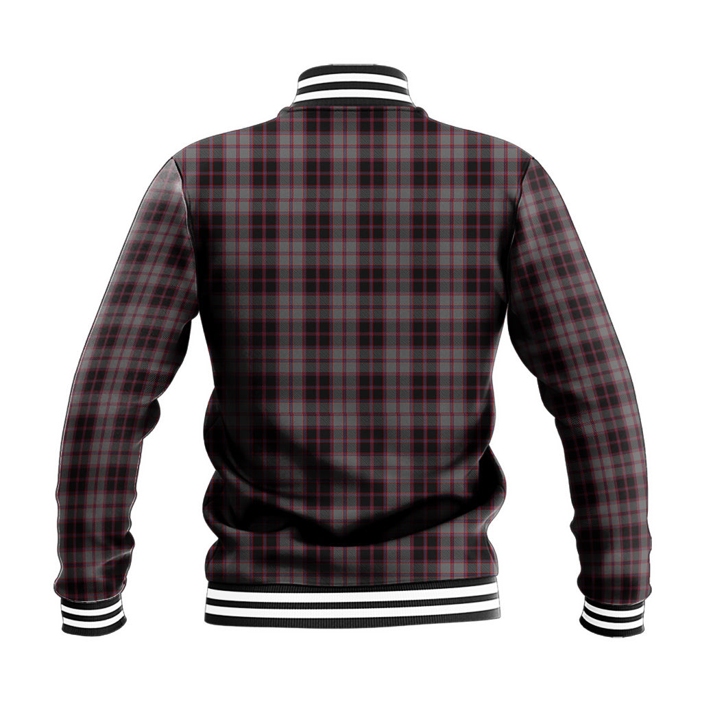 MacPherson Hunting Tartan Baseball Jacket with Family Crest - Tartan Vibes Clothing