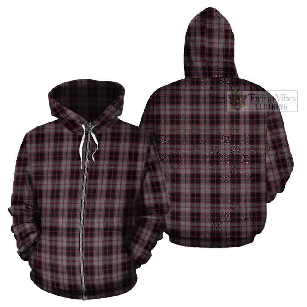 MacPherson Hunting Tartan Cotton Hoodie Zip Hoodie - Tartan Vibes Clothing