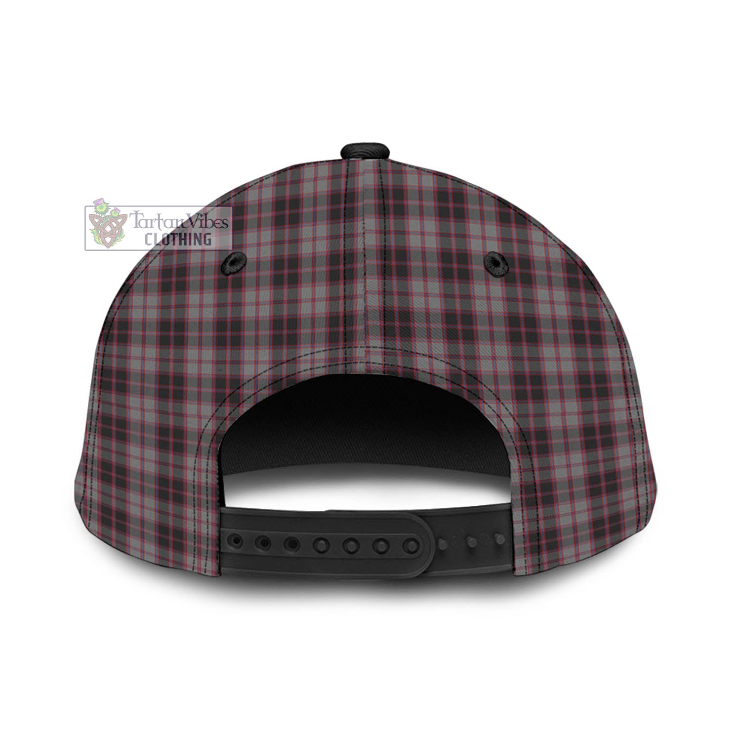 Tartan Vibes Clothing MacPherson Hunting Tartan Classic Cap with Family Crest In Me Style