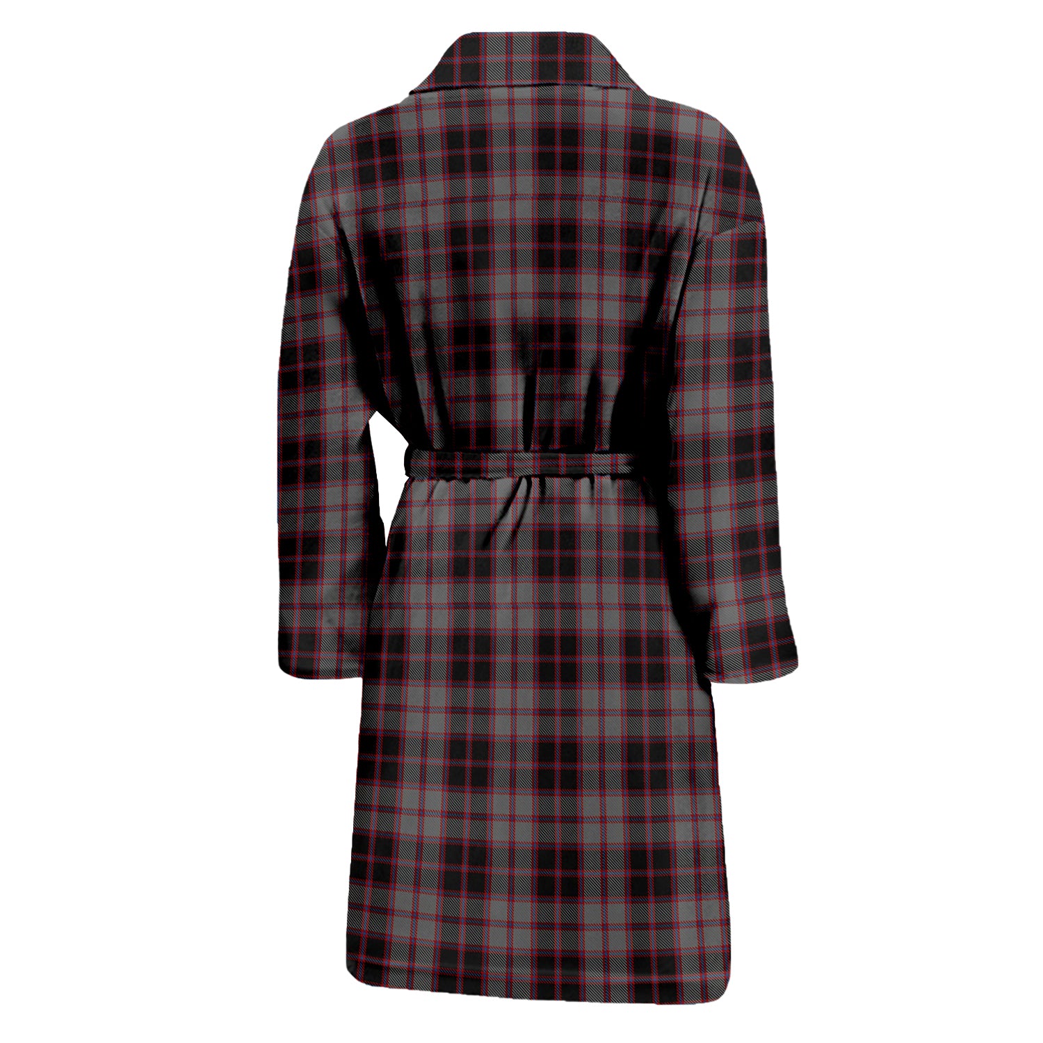 MacPherson Hunting Tartan Bathrobe with Family Crest - Tartan Vibes Clothing