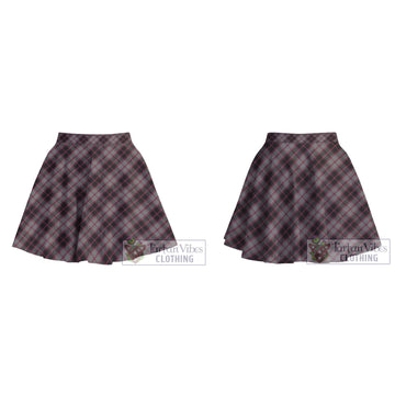 MacPherson Hunting Tartan Women's Plated Mini Skirt Cross Style