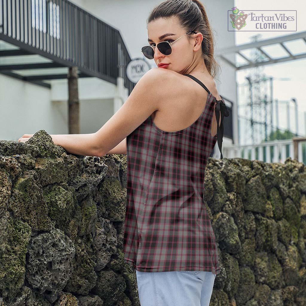 Tartan Vibes Clothing MacPherson Hunting Tartan Loose Halter Neck Camisole