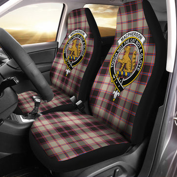 MacPherson Hunting Ancient Tartan Car Seat Cover with Family Crest