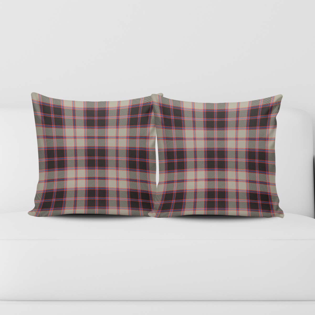 MacPherson Hunting Ancient Tartan Pillow Cover Square Pillow Cover - Tartanvibesclothing