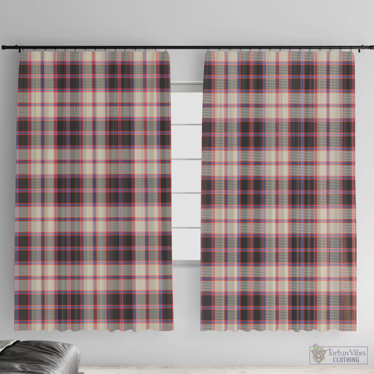 MacPherson Hunting Ancient Tartan Window Curtain