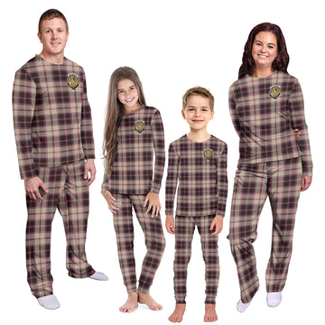 MacPherson Hunting Ancient Tartan Pajamas Family Set with Family Crest
